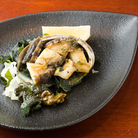 活 蝦夷あわびの鉄板焼