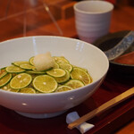 ひろしま 蕎麦人 - すだち蕎麦