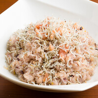 ちりめんじゃこと明太子の焼き飯