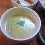 鳥そば 真屋 - 5周年つけそば　白湯つけ汁