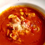 Minestrone with lots of ingredients