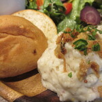 Nariyuki - ポテトサラダ、胚芽パン