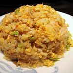 Crab and lettuce fried rice in olive oil (dinner only)