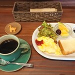 カフェ スミヤ - 料理写真:パンセット+珈琲+クッキー