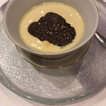 ルメルシマン オカモト - フォアグラのフランとトウモロコシのスープ