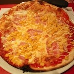 伊太利亜台所 - コーンとベーコンのピザ