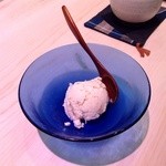 鮨　恵三 - 栗アイス