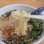 英華飯店 - 冷しラーメン(醤油)麺