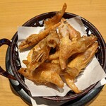 函館市場 - 甘えびのから揚げ 390円