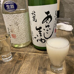日本酒食堂SO-KEN - ②キリっと辛口の｢播州一献｣(兵庫)＆爽やかな酸味のあらごし生酒｢春鹿｣(奈良)