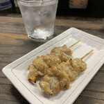 Yakitori Maruya - 泡盛？と皮