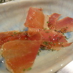 鉄板焼とワイン COCOLO - ハモンセラーノ（ハーフ）