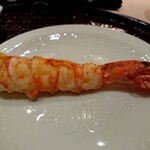 すし 良月 - ボタンエビの炭火焼き