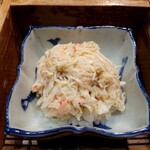 すし 良月 - 毛蟹の蒸し寿司