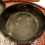 すし 良月 - お椀(愛媛藤本さんの鱧)