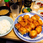 ファイト餃子 - 餃子定食15個（全貌）