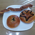 COPAIN　MONTMARTRE - パルメザンスティック、クリームパン、粒あんパン