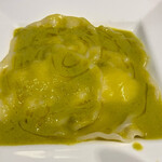 ジ・サケヤ - ラビオリ/アスパラガスソース