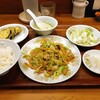 海麟 - ピリ辛野菜炒めと茄子天定食