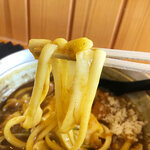 Oshokujiga Dekiru Seimenjo Nagomi - 麺は手打ちで太さが不揃いなところがイイですね〜。コシもあって食べ応えがあります。