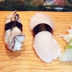 やまひこ鮨 - 平貝のひも・貝柱