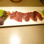 ジェノベーゼ - 本マグロとシチリア産マグロのからすみのカルパッチョ