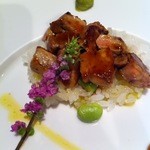 エスペランザ - 穂紫蘇を添えて・・箸でしごいてまぶしました♫♬