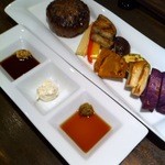 エスペランザ - 待ってました～♡♡ﾊﾝﾊﾞｰｸﾞと季節の野菜の鉄板焼き