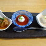 Tsukumo - 前菜3種
