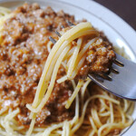 イタリア食堂 タク - じっくり煮込んだ…特製ミートソース900円税込＋大盛り150円