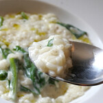 イタリア食堂 タク - ゴルゴンゾーラとほうれん草のリゾット950円税込