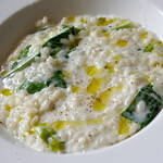 イタリア食堂 タク - ゴルゴンゾーラとほうれん草のリゾット950円税込