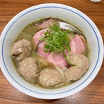 中華そば 西川 - チャーシュー麺+ワンタン