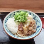 Marugame Seimen - 牛とろ玉うどん(冷)