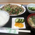 Jiyouraku - レバニラ炒め定食