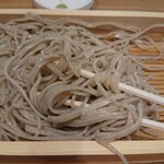 Juu Wari Soba Nakamura Membee - 絶品盛りそば１枚　605円　麺アップ