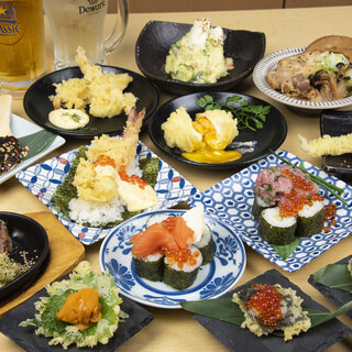 大衆価格！揚げたて天ぷらとあて巻き・酒場料理