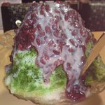 赤乃れん - 更にお代わりの宇治金時ミルクです