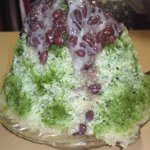 赤乃れん - 宇治金時ミルク、女将さんが金時を忘れ後から足してくれました