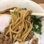 とんぼ庵 - 台湾まぜそば（中）麺アップ