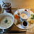広尾カフェ TOKYO&リーシャン粥 - 明太子クリームの粥セット