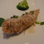 エディション・コウジ シモムラ - カダイフを纏った的鯛の軽やかなフリット