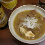 神谷バー - もつ煮