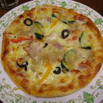 神谷バー - 野菜ピザ