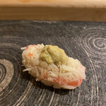 鮨 大門 - 新潟と富山の県境の本ずわい蟹