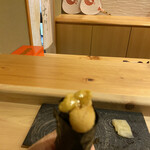 鮨 大門 - 紫雲丹の手巻き