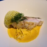 せとうち児島ホテル - 下のヌードルも美味しい！普段は肉派ですが、この魚料理が一番気に入りました