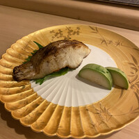 鮨 大門 - ノドグロの焼き物　メロンの浅漬け
                      