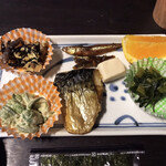 蓼科山荘 - 朝食･このオカズとトロロでご飯お代わりw