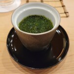 鮨 しゅん輔 - 浅利出汁と海苔の茶わん蒸し